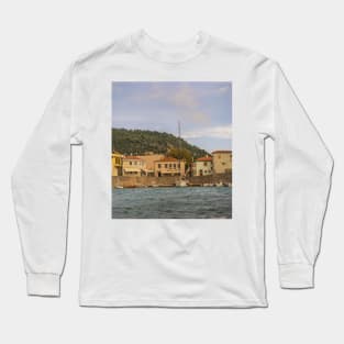 Sailboat in the Gulf of Corinth Long Sleeve T-Shirt